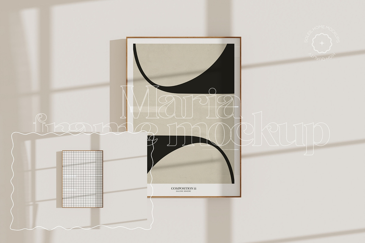 MARIA | Minimalist Frame Mockup Set, a Household Mockup by SoleilHomeMockups (Photo 10 of 16)