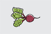Vegetables 25 types of garden plants, an Object Graphic by Vintage Font Lab (Thumbnail 22 of 26)