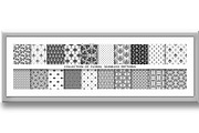 Geometric floral set of seamless, a Decorative Illustration by RODINA (Thumbnail 3 of 3)
