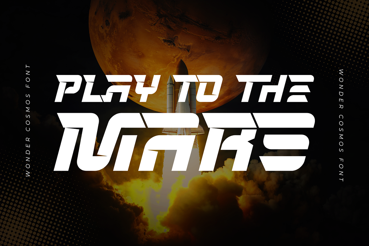 WONDER COSMOS FONT, a Sans Serif Font by 177Studio (Photo 3 of 8)