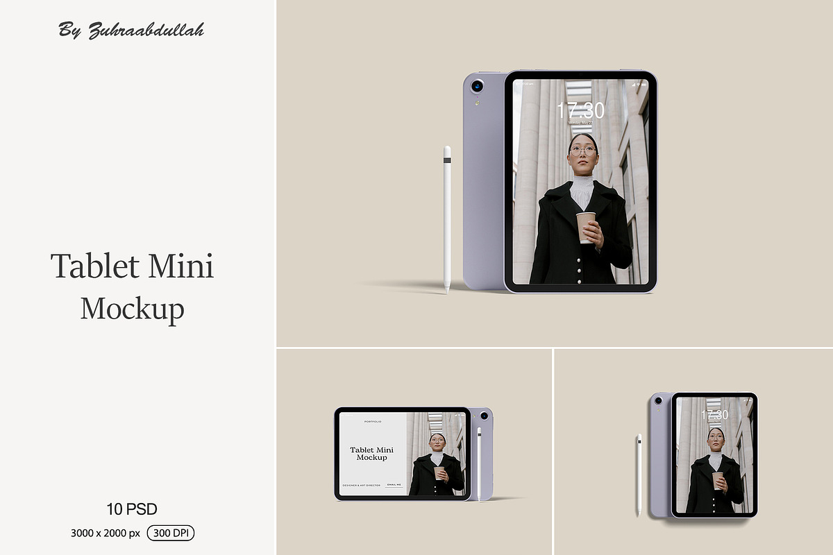 Tablet Mini Mockup, an iPhone Mockup by zuhraabdullah (Photo 1 of 12)