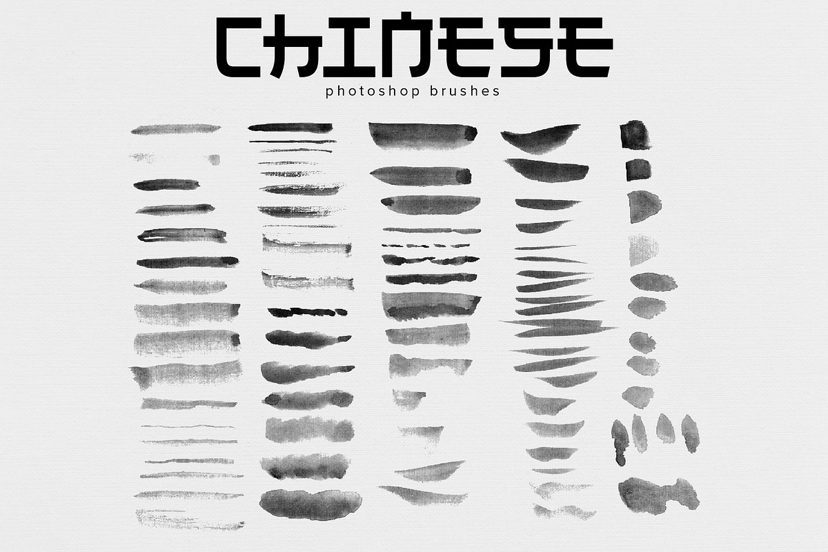 Chinese Photoshop brushes, a Brush Add-On by Leo Studio Design Lab (Photo 2 of 6)