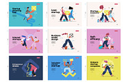 Startups flat vector illustrations, a Templates & Theme by Grivina's shop (Thumbnail 37 of 45)