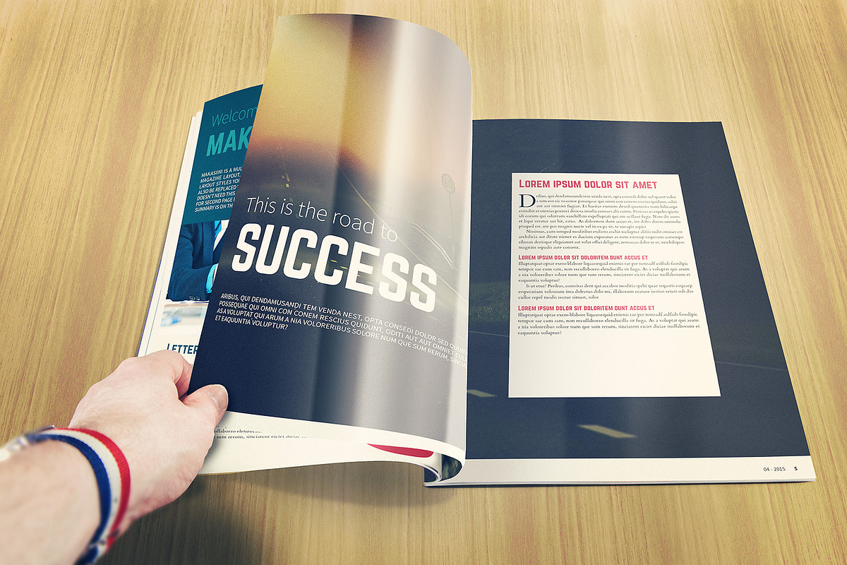 Makasiini - Indesign mag template, a Magazine Template by Mikko Lemola (Photo 5 of 5)
