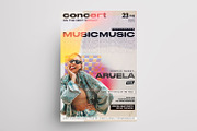 Concert Artist Event Flyer (PSD), a Flyer Template by PixelsDesign (Thumbnail 2 of 2)