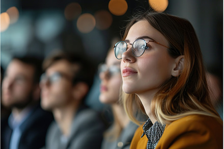 Close up of a young woman, a Business Photo by Lermont51