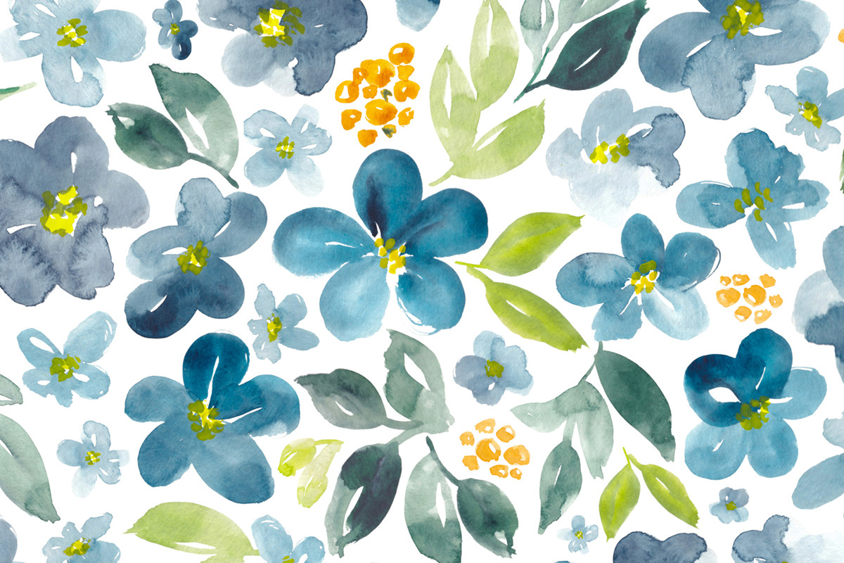 Blue, green and orange, a Pattern Graphic by Anya-D (Photo 2 of 5)