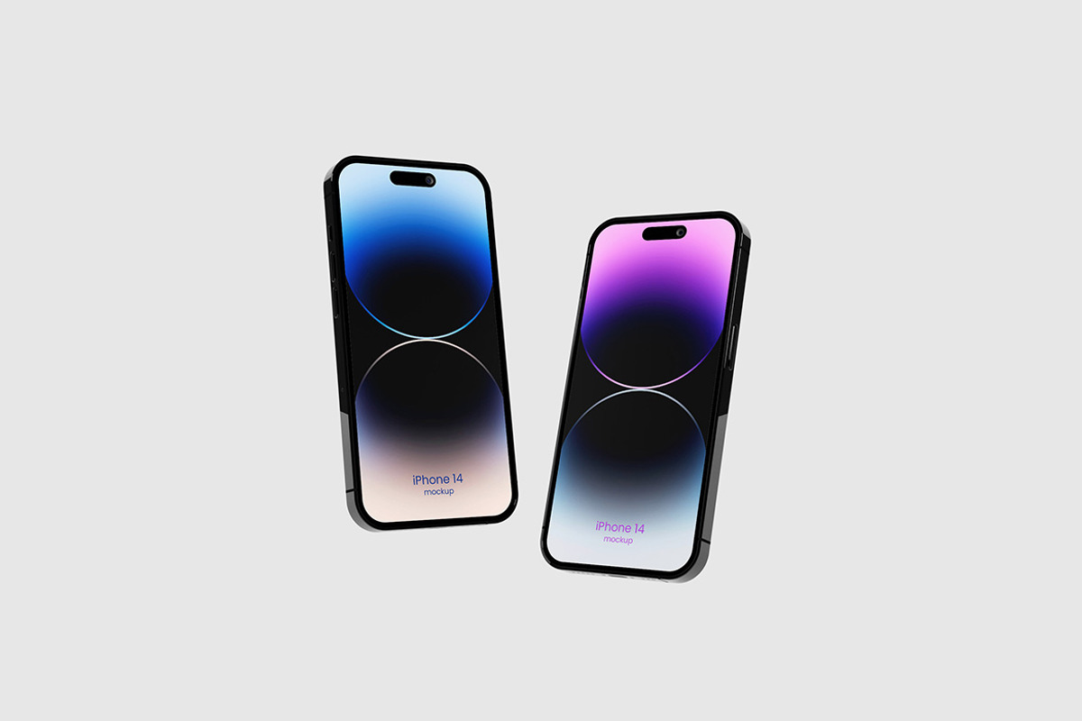 Floating iPhone 14 Mockup, an iPhone Mockup by Alhaytar (Photo 1 of 3)