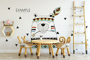 KIDS WALL & FRAMES Mockup Bundle - 2, a Print Template by Yuri-U (Thumbnail 12 of 43)