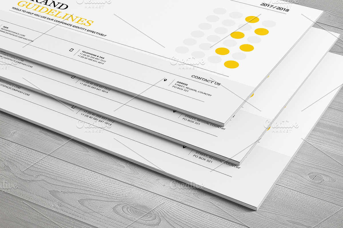 Brand Manual 30 Pages A4 / US Letter, a Brochure Template by Mastergfx (Photo 2 of 32)