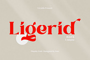Ligerid - Chic Serif Font, a Serif Font by Eztudio (Thumbnail 1 of 14)