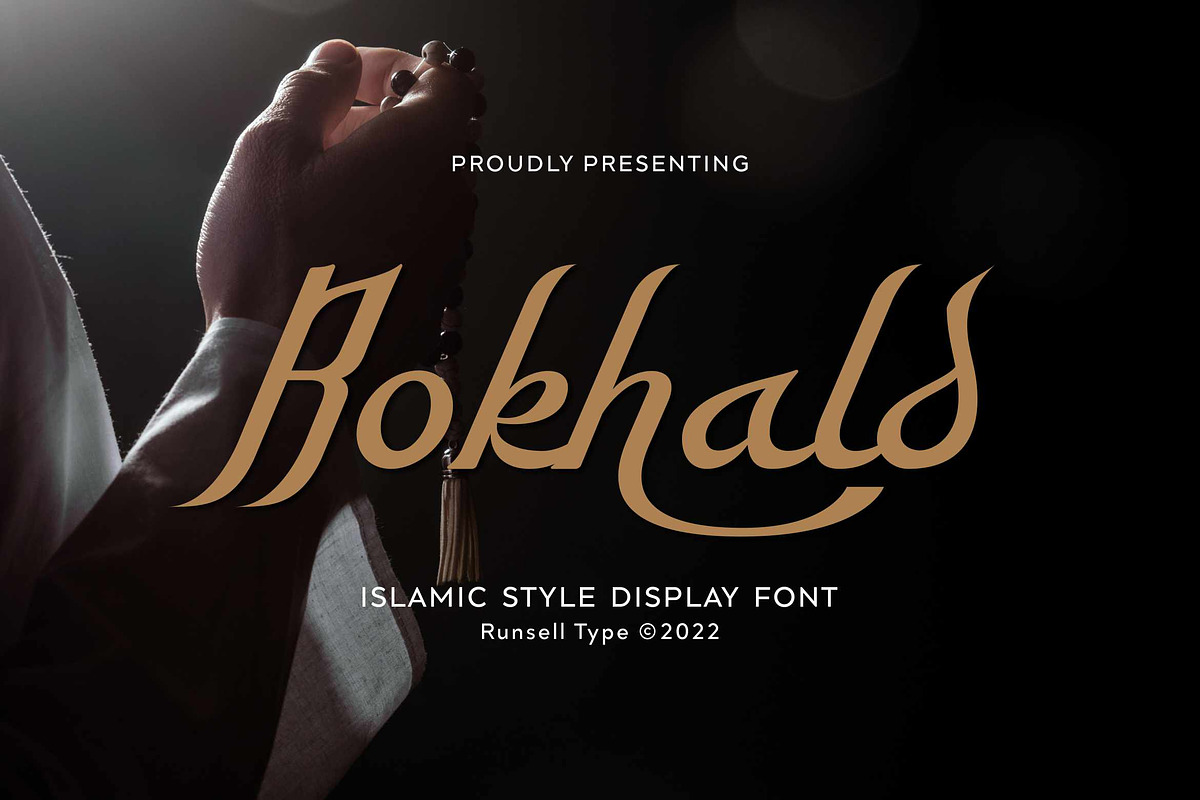 Rokhald - Arabic Font Style, a Font by Runsell Studio (Photo 1 of 4)