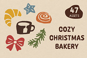 Cozy Christmas Bakery, a Food Illustration by Le.nart (Thumbnail 1 of 8)