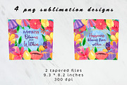 Flower watercolor tumbler design, an Object Graphic by AnastasiaWatercolor (Thumbnail 3 of 4)