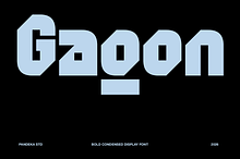 Gagon - Bold Condensed Display Font