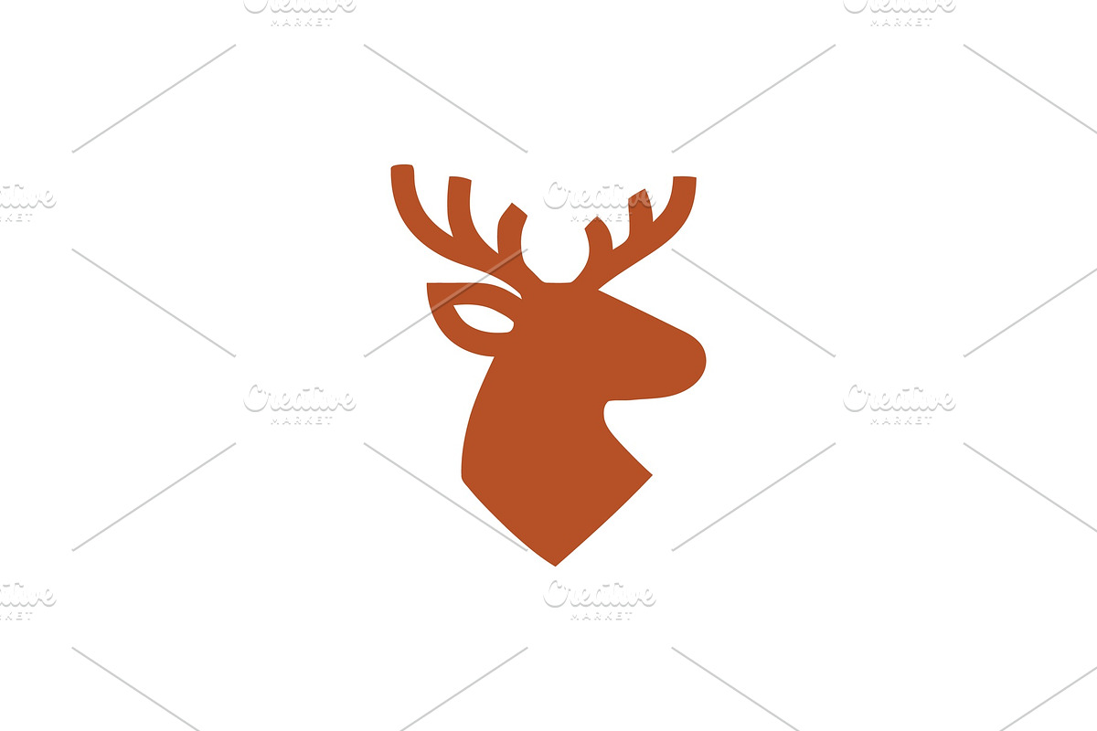 Deer Head Logo Collection, a Branding & Logo Template by Vectorium Studio (Photo 25 of 25)