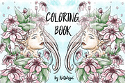 Adult and teen coloring book-part1, an Illustration by Natsuhisui (Thumbnail 1 of 5)