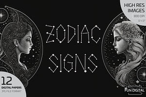 12 Mystical Zodiac Signs