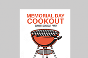 Cookout Flyer Creative Layout, a Flyer Template by MightyDesign (Thumbnail 4 of 8)