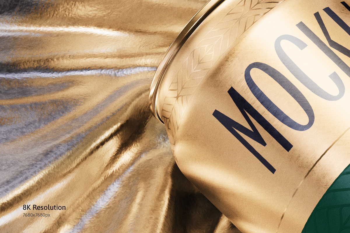 500ml Can Mockup | Foil Scene, a Packaging Mockup by AY Mock-Ups (Photo 3 of 7)