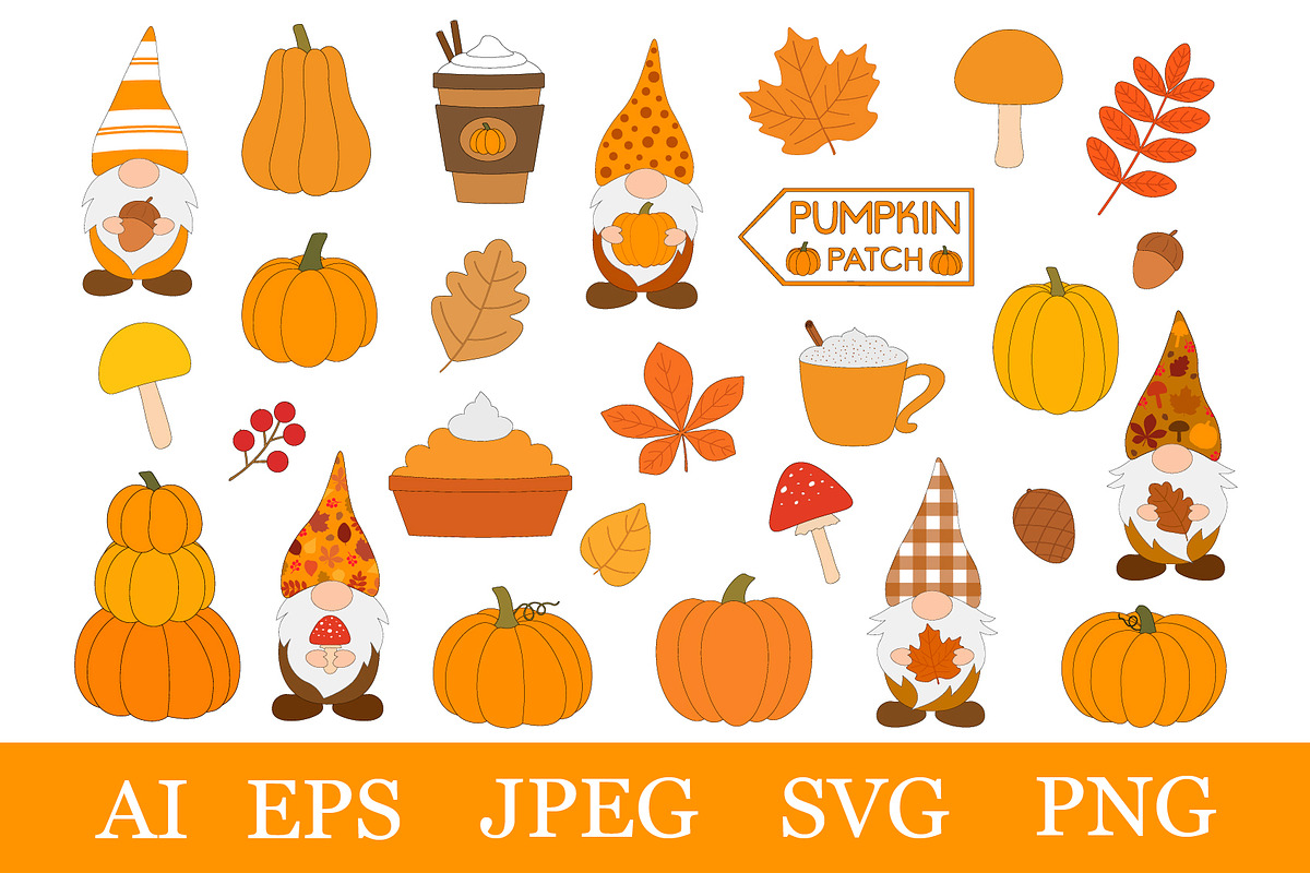 Fall Gnomes. Thanksgiving Gnomes, a Food Illustration by IrinaShishkova (Photo 1 of 5)