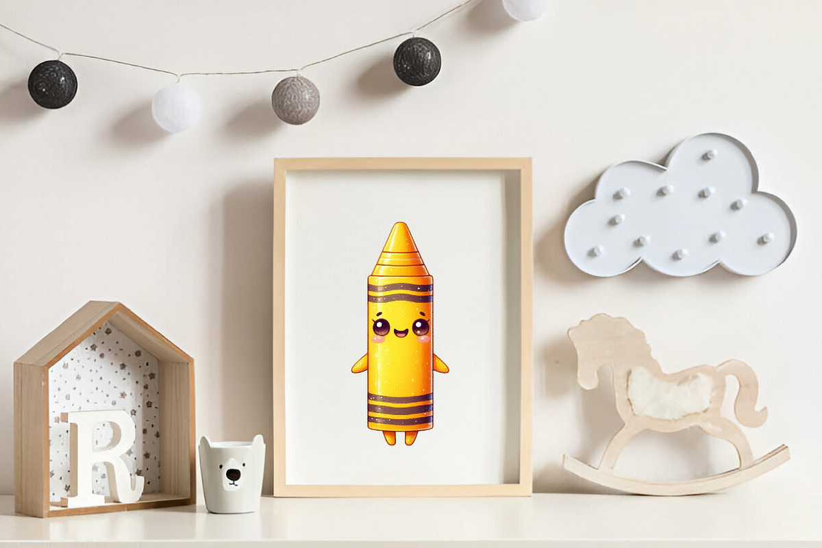 Cute Back To School Watercolor, an Illustration by CreationArt (Photo 3 of 9)