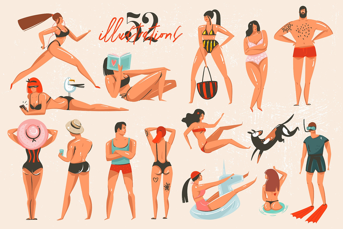 On The Beach, an Animal Illustration by Anastasy_helter (Photo 2 of 11)