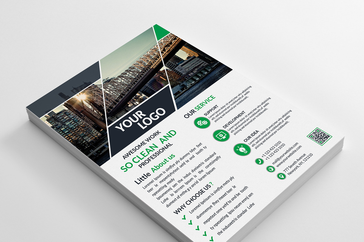 Flyer, a Flyer Template by Genereux Art (Photo 2 of 4)