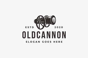 Vintage Classic Old Cannon Logo