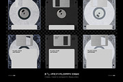 Floppy Disk Mockup Template Bundle, a Product Mockup by PrintPixel (Thumbnail 3 of 28)