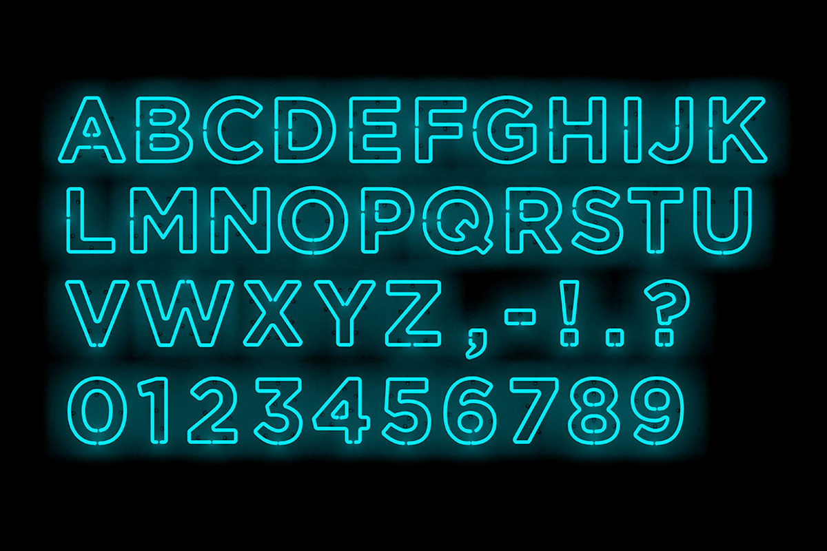 Neon Type 3, a Graphic by Design Assets (Photo 2 of 7)