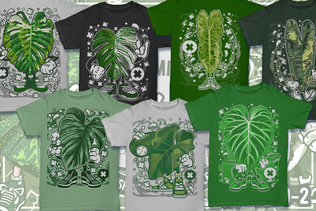 100 Cartoon Tshirt Designs Bundle #9, an Illustration by roach_graphic (Photo 14 of 17)