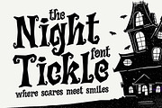 Night Tickle a Horror Playful Font, a Font by Blankids Studio (Thumbnail 1 of 10)
