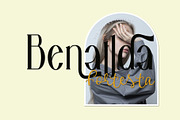Benallda Fortesta Duo Font, a Serif Font by Humaira_std (Thumbnail 1 of 10)
