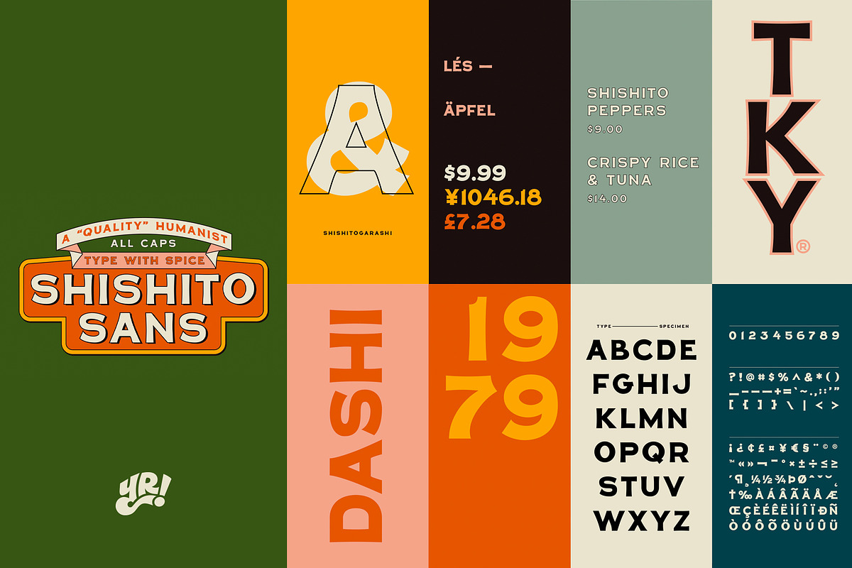 The Yeahright Type Bundle Vol 1, a Font by Yeahright Type (Photo 7 of 11)