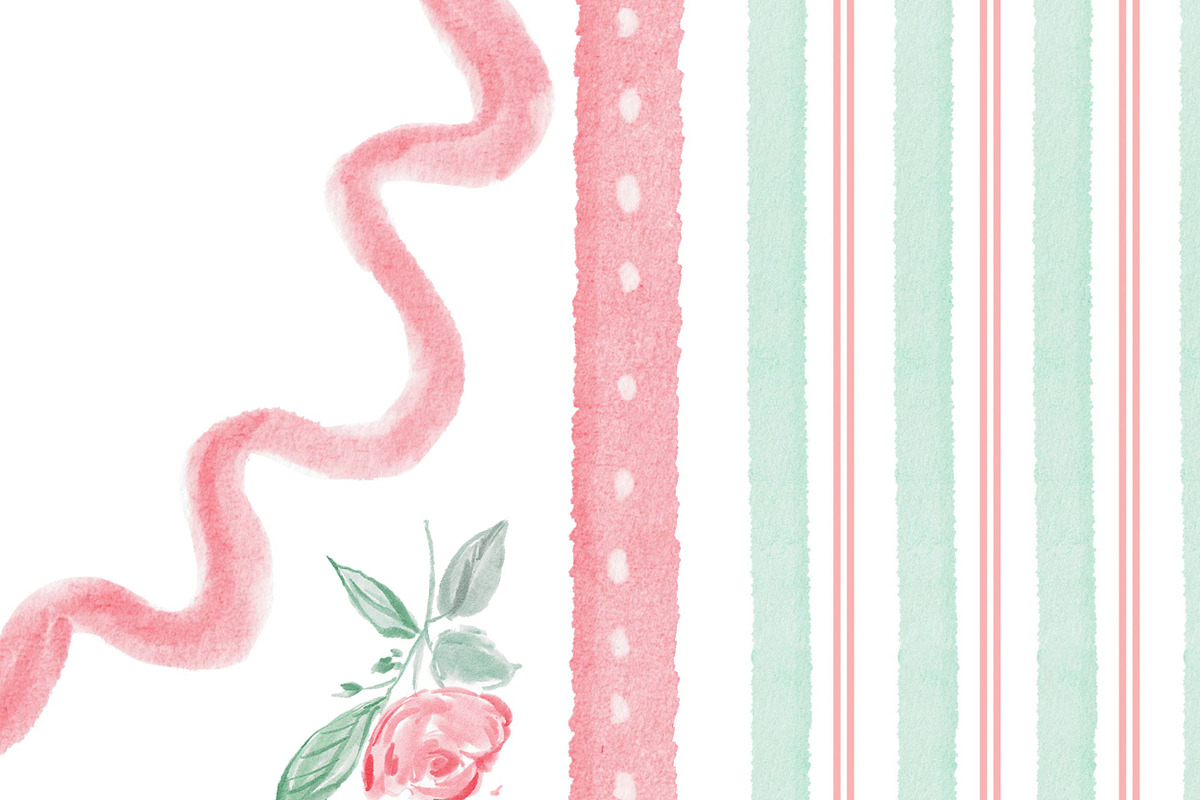 Vintage Grandmillenial Rose Blush, a Seasonal Illustration by Essem Creatives (Photo 9 of 9)