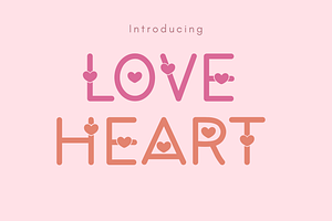 Love Heart Font