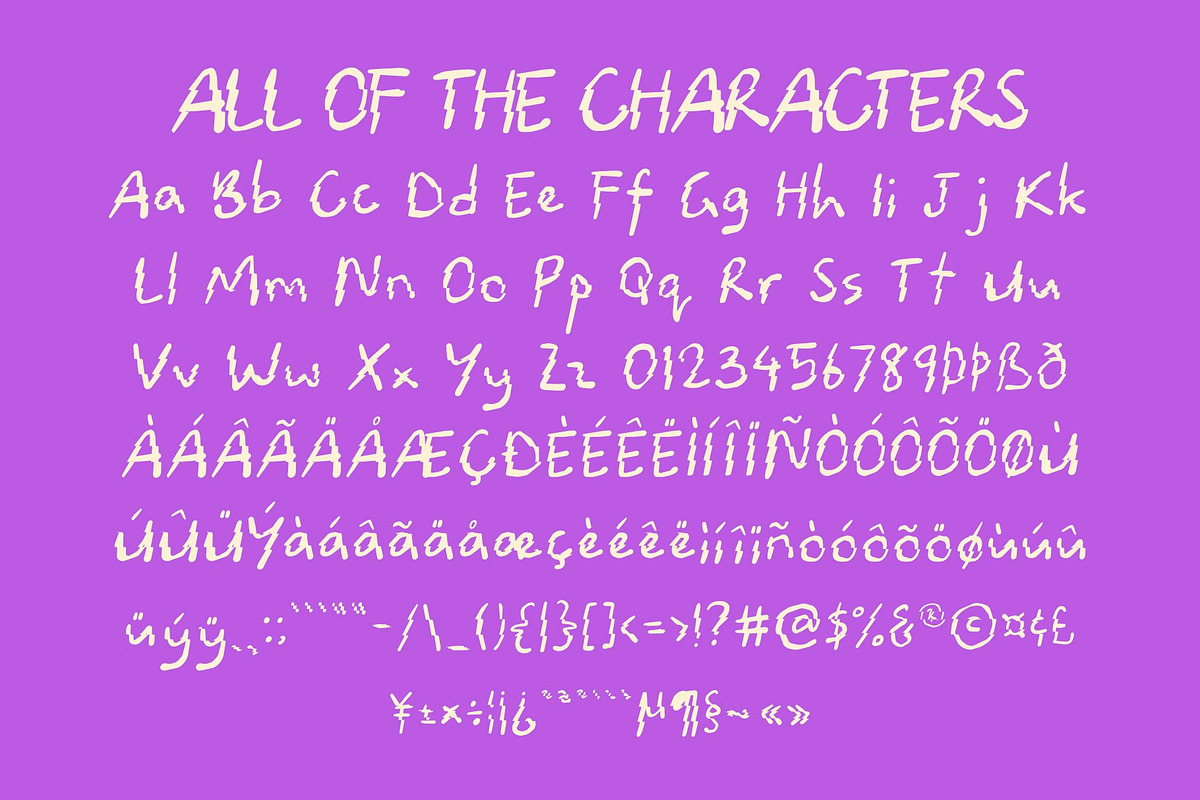 CS Buckle Rippled, a Sans Serif Font by Craft Supply Co. (Photo 8 of 8)