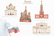 Russia watercolor collection, a Texture Illustration by Marina Ermakova (Thumbnail 3 of 11)