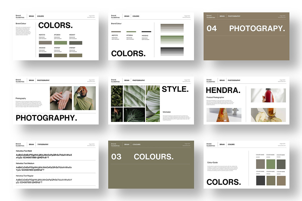Brian – Business PowerPoint Template, a Presentation Template by Dens Creative Studio (Photo 3 of 6)