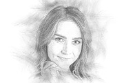 Pencil Sketch Effect Mockup, a Pens & Pencil Mockup by Marcelo Inez (Thumbnail 11 of 11)