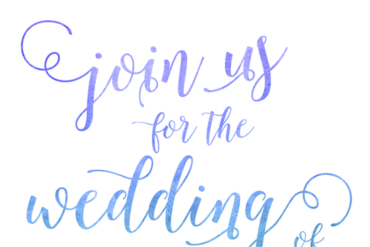 Watercolor Wedding Invitation, an Invitation Template by The Geekery Store (Photo 3 of 3)