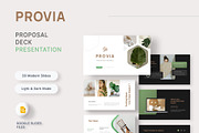 Provia — Proposal Deck Google Slides, a Presentation Template by New Coral Design (Thumbnail 1 of 6)