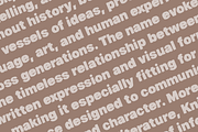 Kniga - Rugged Eroded Typeface, a Sans Serif Font by alpercakici (Thumbnail 7 of 19)