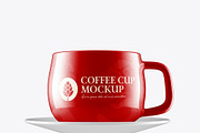 Ceramic Coffee Cup Mockup, an Advertising Mockup by OneVectorStock (Thumbnail 14 of 16)