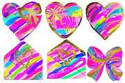 Preppy Valentines Day Heart clipart, an Illustration by Designworld (Thumbnail 2 of 5)