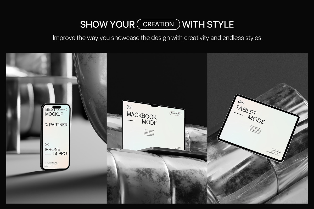 Mosá - Urban Minimal Mockup Bundle, a Device Mockup by Creavora (Photo 2 of 11)