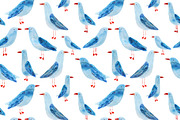 Watercolor summer patterns (4+bonus), a Pattern Graphic by Katerina Tova (Thumbnail 3 of 10)