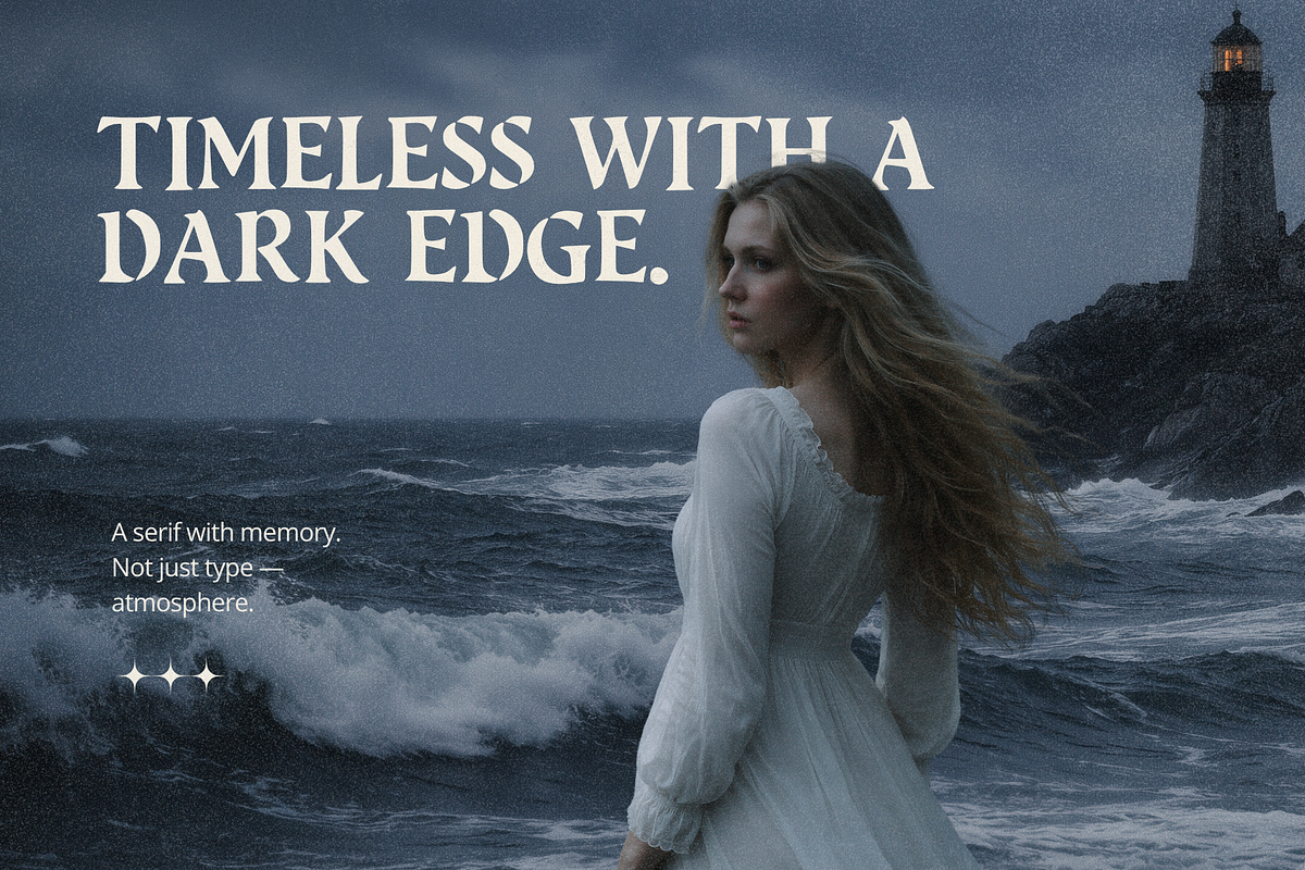 Salted Reliquary Dark Display Serif, a Serif Font by foxsong (Photo 5 of 5)