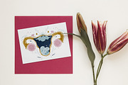 Female reproductive system. Vagina, a Healthcare Illustration by Chikovnaya (Thumbnail 4 of 7)